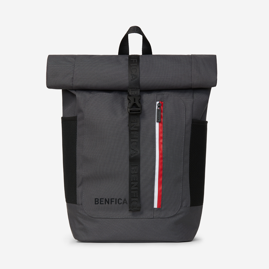 Mochila Dobrável Cinza do SL Benfica