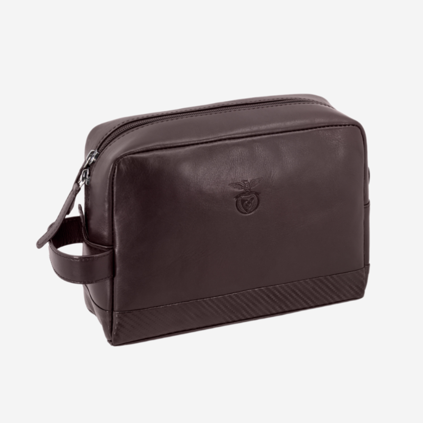 Brown Leather Cosmetic Bag SL Benfica