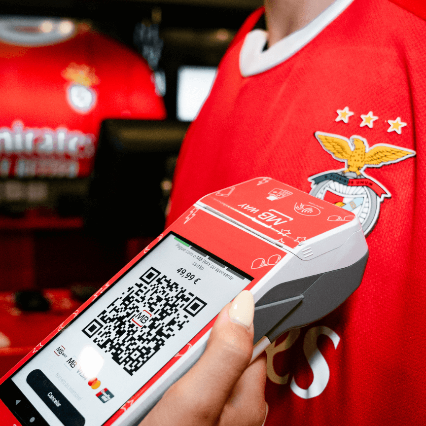 Réplique Maillot Domicile SL Benfica 2025-2026 – MB Way Pulse