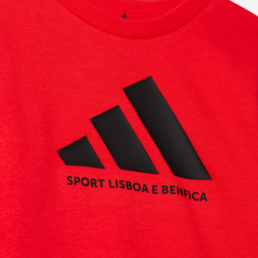 Fato de Treino Vermelho e Preto Sport Lisboa e Benfica x Adidas