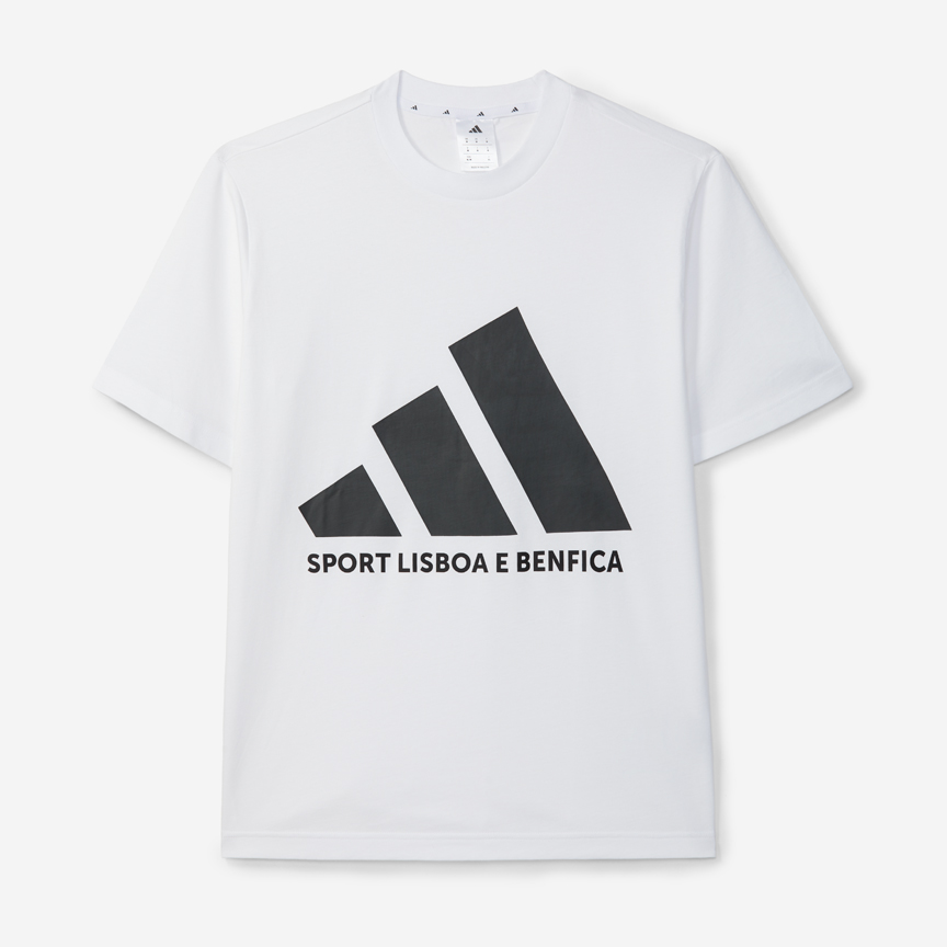 T-shirt Branca Sport Lisboa e Benfica x Adidas Essentials