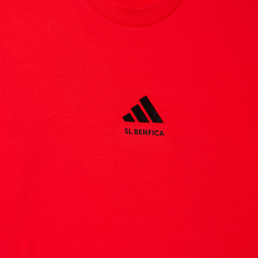 T-shirt Vermelha SL Benfica x Adidas Essentials