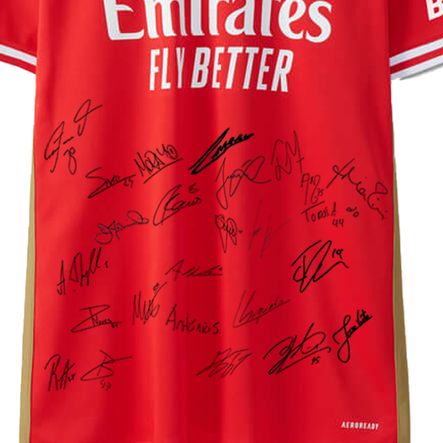 Camisola Principal SL Benfica Autografada 2023 2024