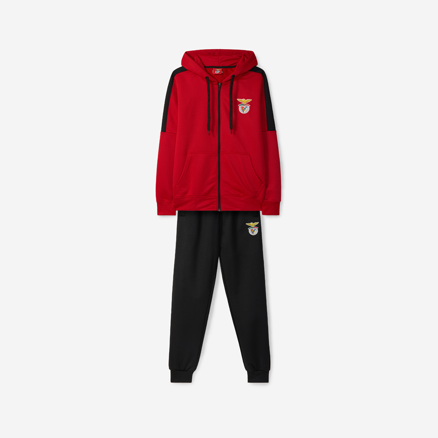 Fato de Treino Vermelho e Preto para Criança SL Benfica