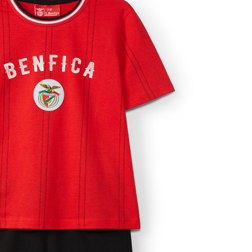 Pijama Benfica Emblema Vintage - Criança