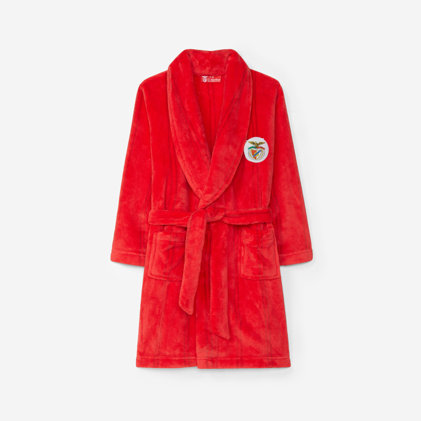 Robe Vermelho com Emblema do SL Benfica para Criança