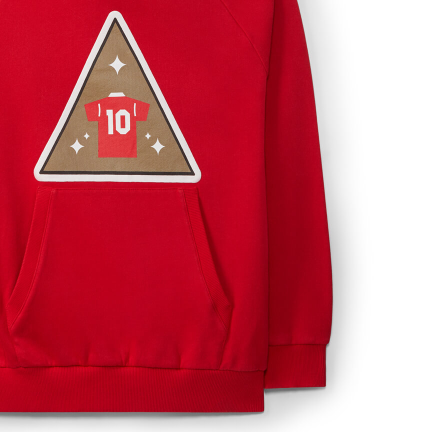 Sweat Vermelha Camisola 10 Benfica 