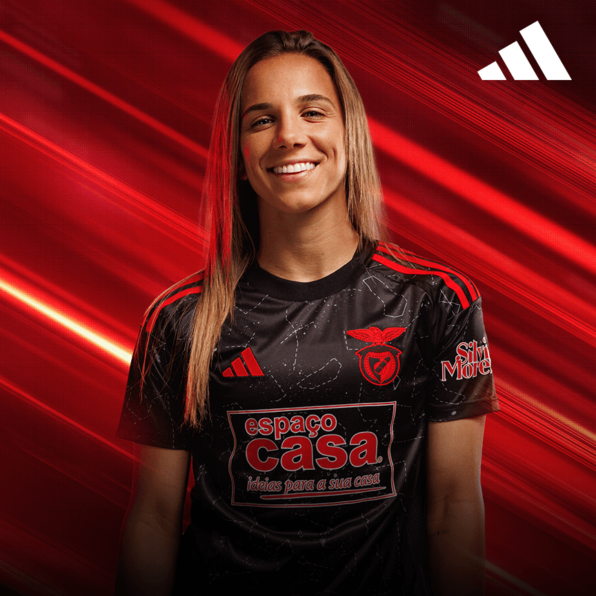 Camisola Principal do Futsal Feminino SL Benfica 20242025 SL Benfica