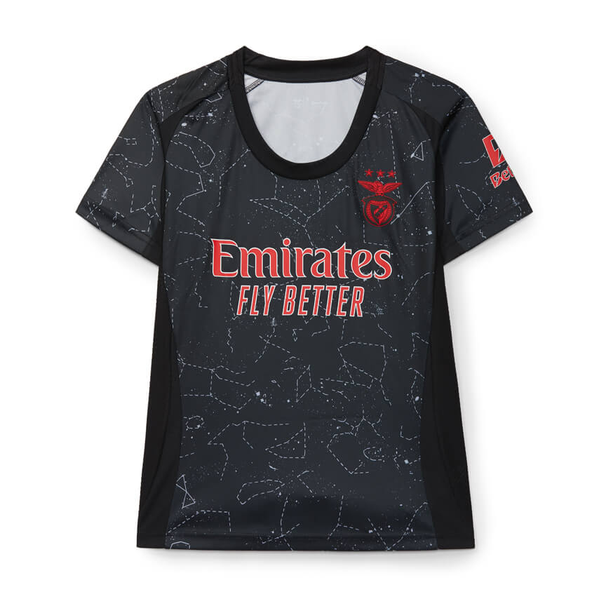 Réplica Camisola Alternativa SL Benfica 2024-2025 para Mulher