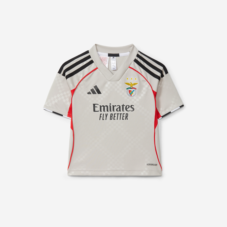 Mini Kit Alternativo Bege SL Benfica 2025-2026
