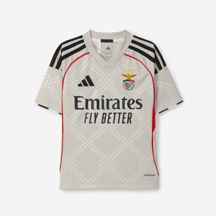 Youth Kit Alternativo Bege SL Benfica 2025-2026