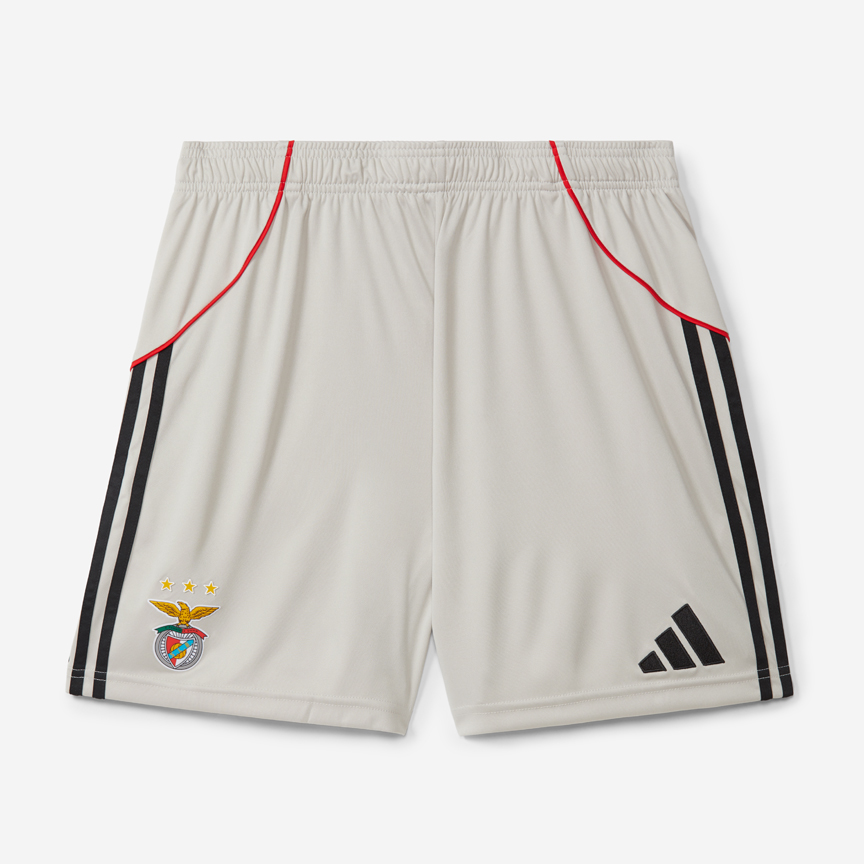 Calções Alternativos Beges SL Benfica 2025-2026