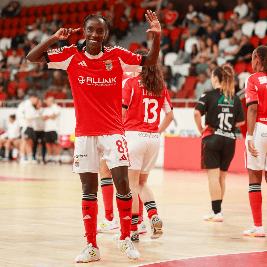 Camisola Principal Futsal Feminino SL Benfica 2025-2026