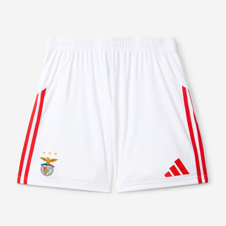 SL Benfica 2025-2026 Home Kit Shorts