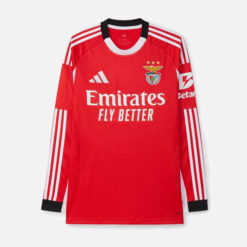 Maillot Domicile Manches Longues SL Benfica 2025-2026