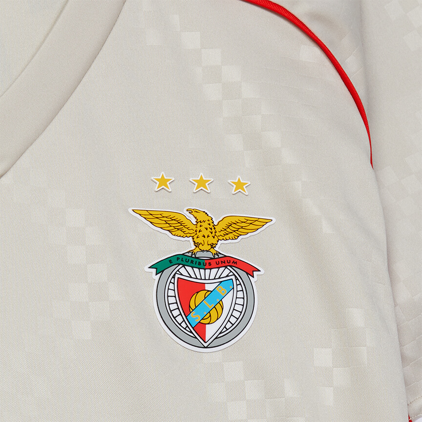 Réplica Camisola Alternativa Bege para Mulher SL Benfica 2025-2026