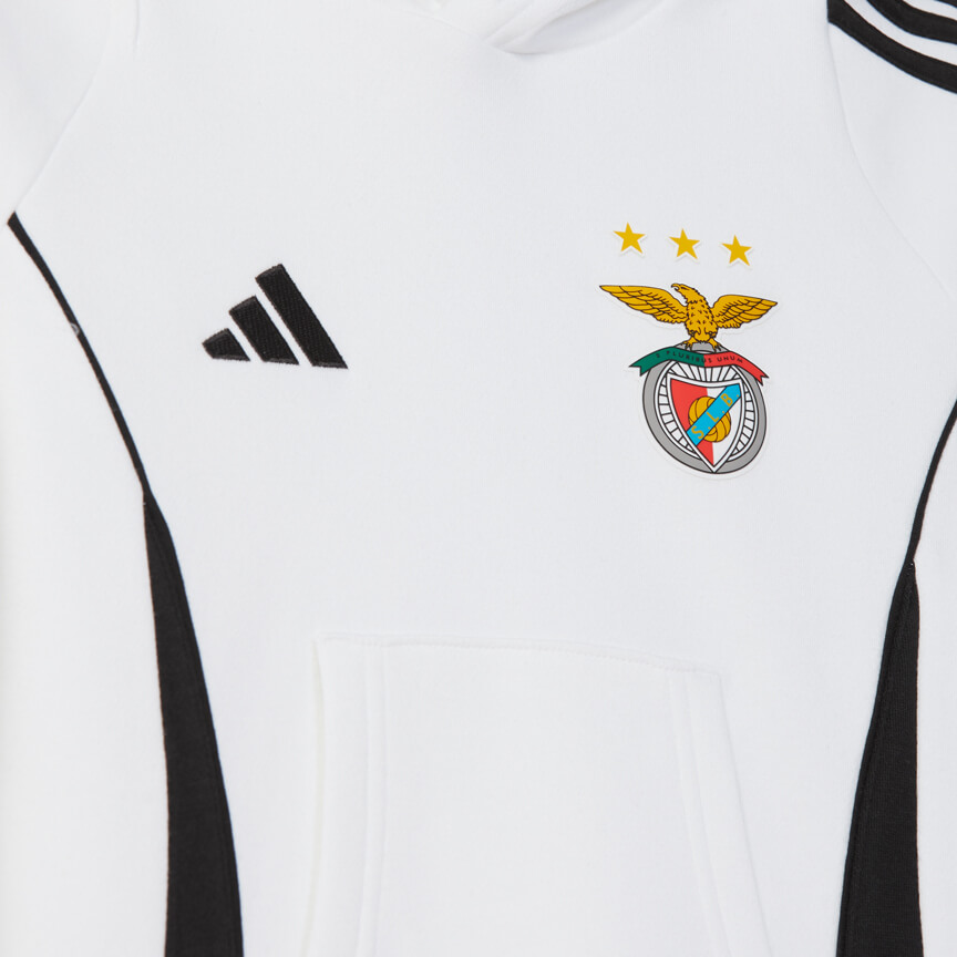 Sweatshirt de Treino Branca para Criança SL Benfica 2025-2026