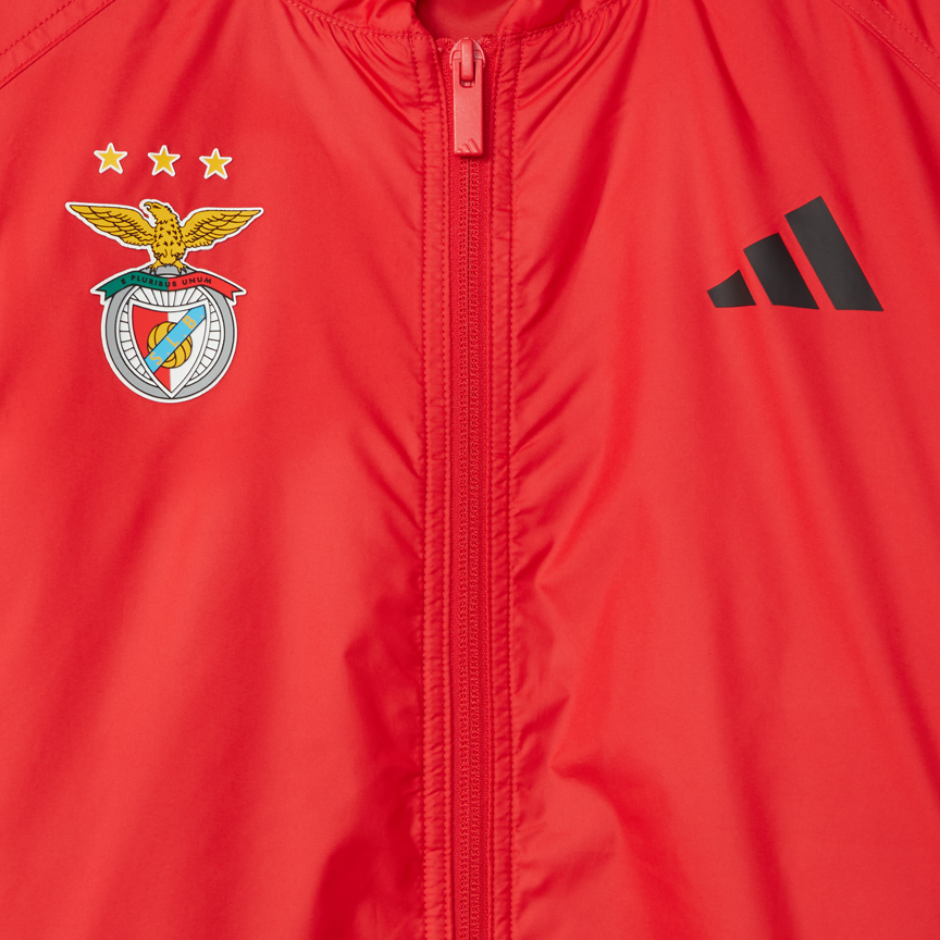 Veste rouge avec logo Adidas Sport Lisboa e Benfica