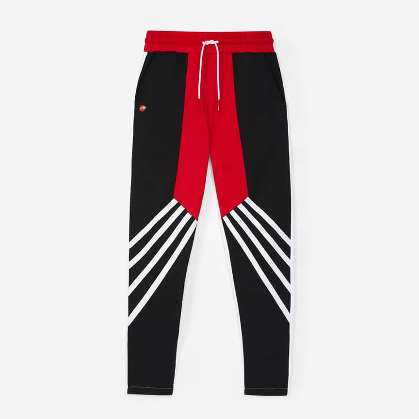 Calças Pretas Riscas Benfica x Nuno Gama