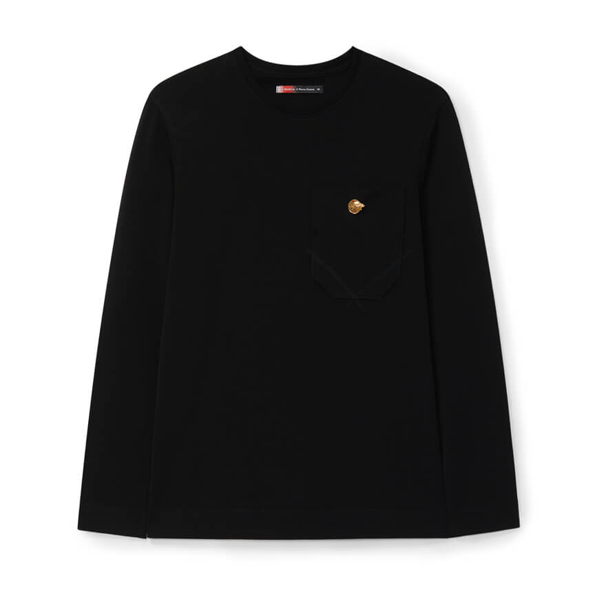 Camisola Preta Manga Comprida Benfica x Nuno Gama