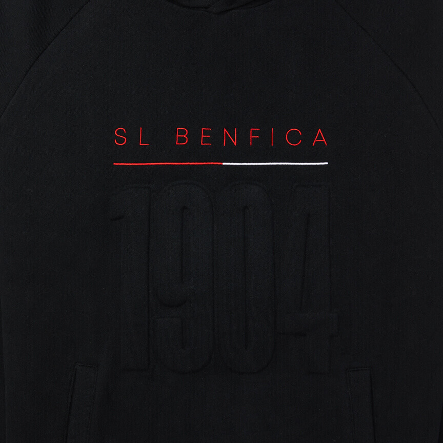 Sudadera con Capucha Negra SL Benfica 1904