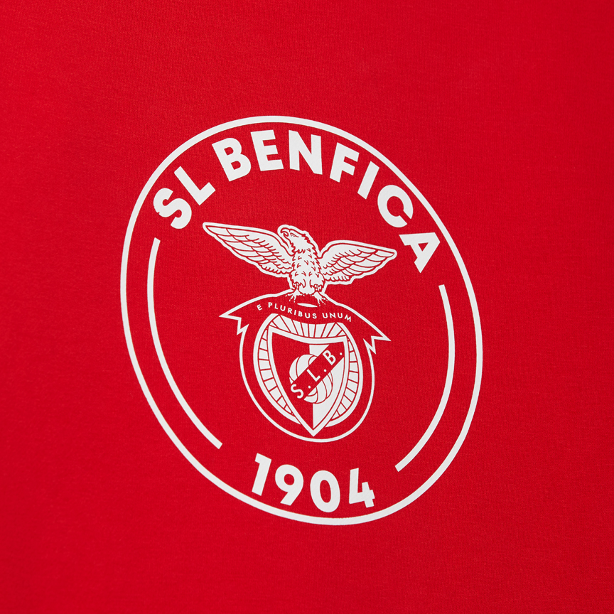 Sweat-shirt Rouge Emblème SL Benfica 1904
