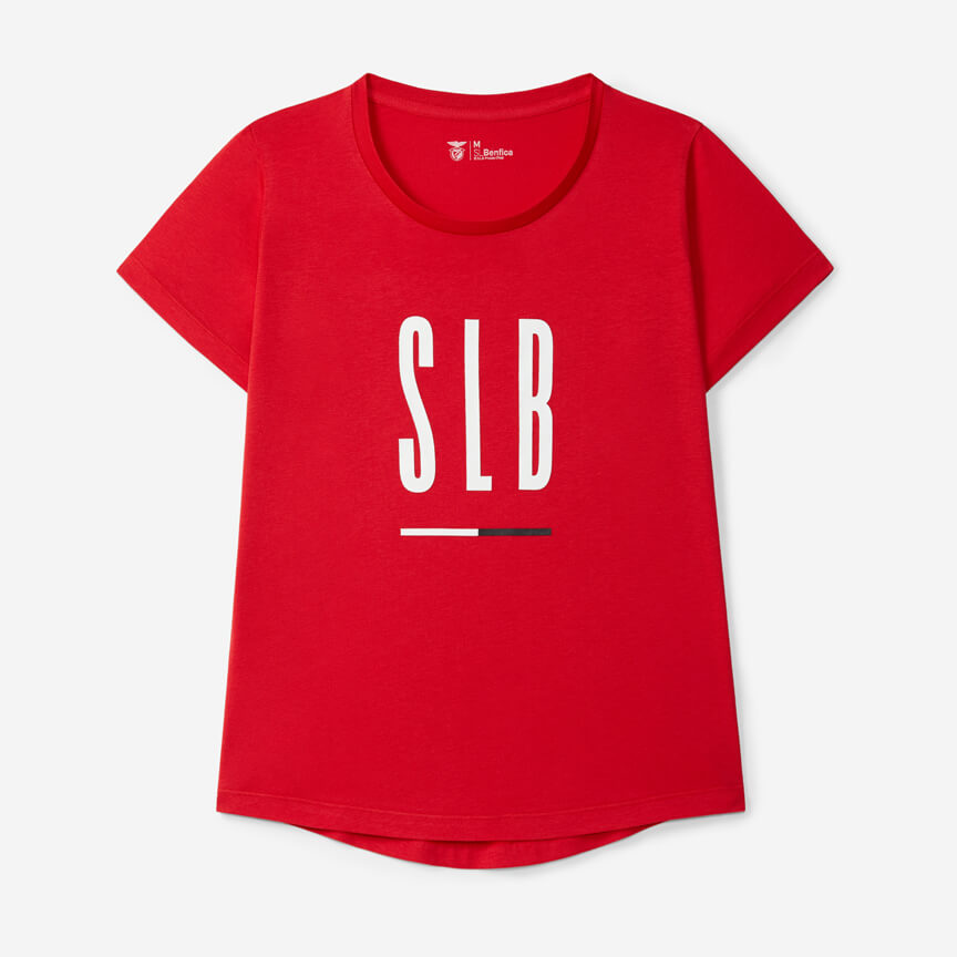 T-shirt Vermelha SLB para Mulher