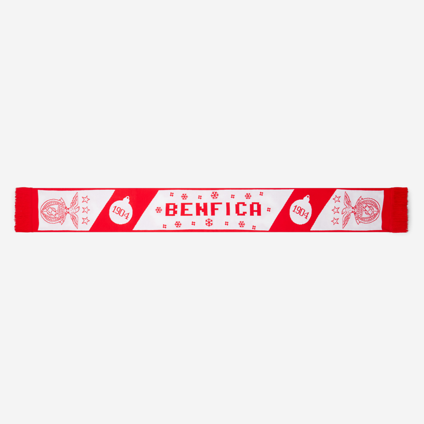 Bufanda de Navidad Roja y Blanca Benfica