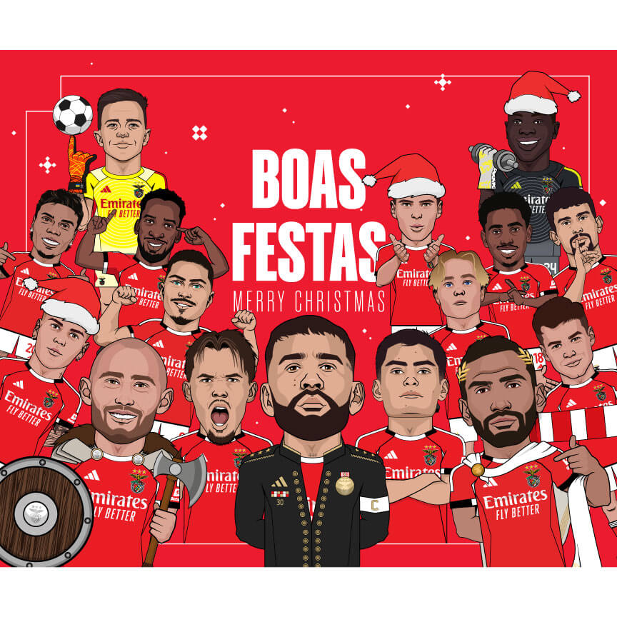 Calendário Advento SL Benfica - Edição Camisola Oficial