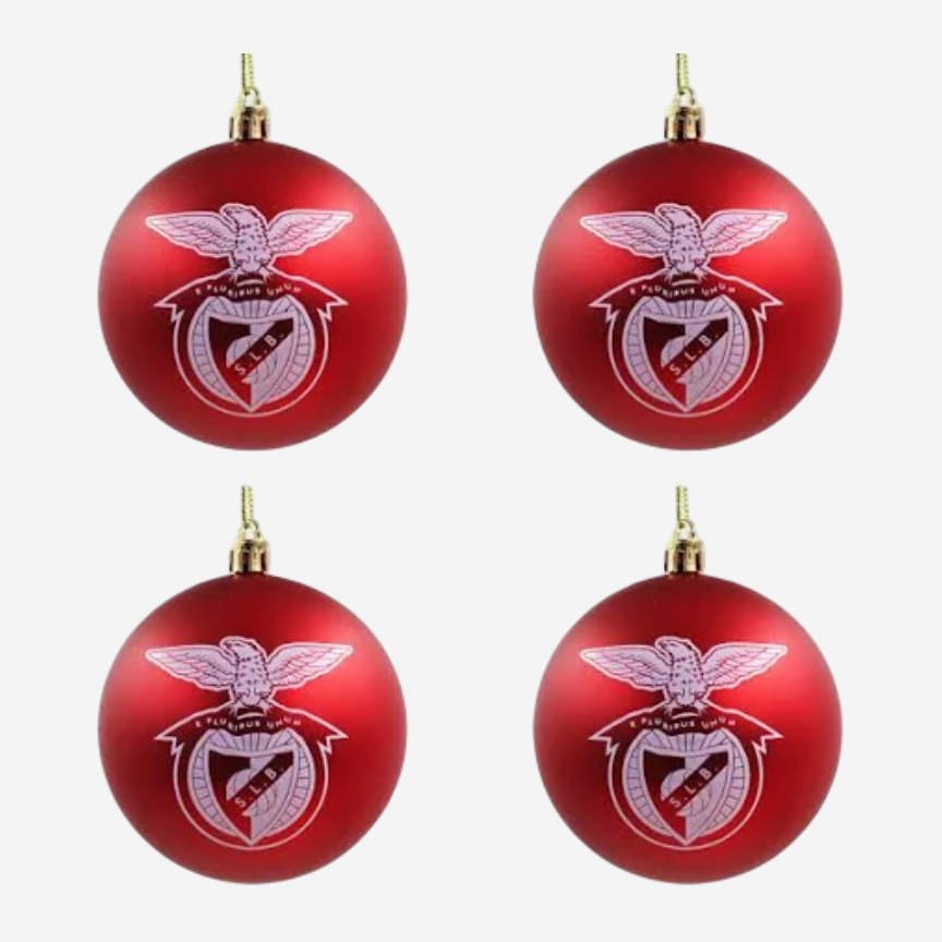 Conjunto Bolas de Navidad SL Benfica