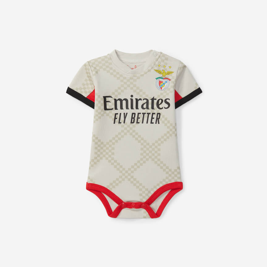 Body Réplica Equipamento Alternativo Bege SL Benfica 2025-2026