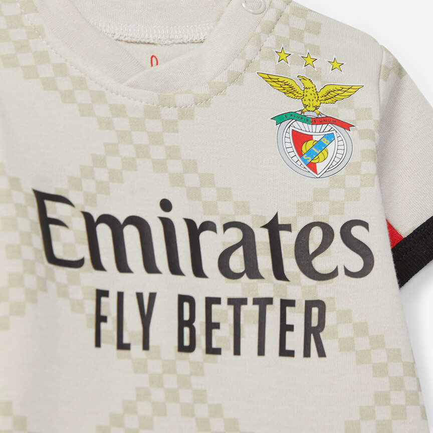 Body Réplica Equipamento Alternativo Bege SL Benfica 2025-2026