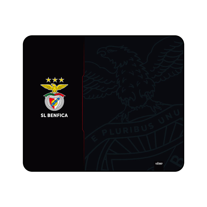 Tapete Gaming Nitro SL Benfica preto