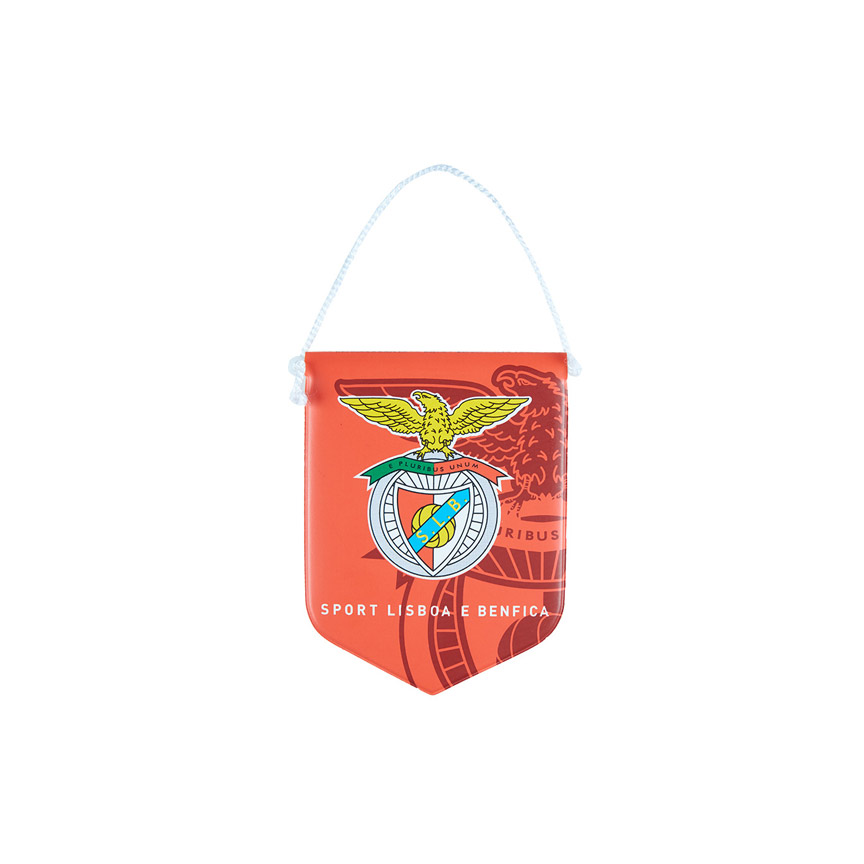 Galhardete em plástico com o logo do Benfica