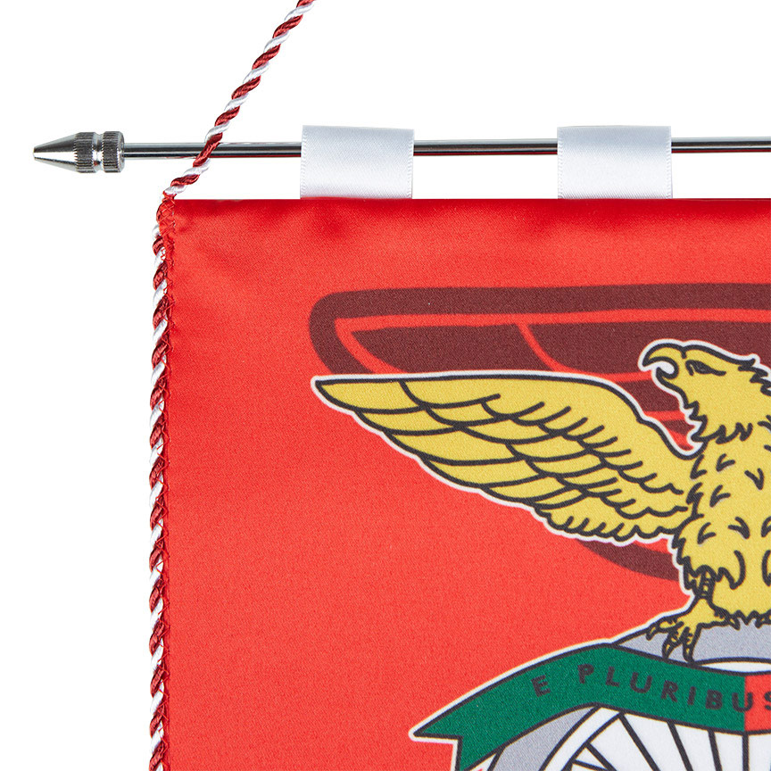 Galhardete Vermelho com logo Benfica