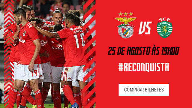 Bilhetes SL Benfica x Sporting CP Liga NOS