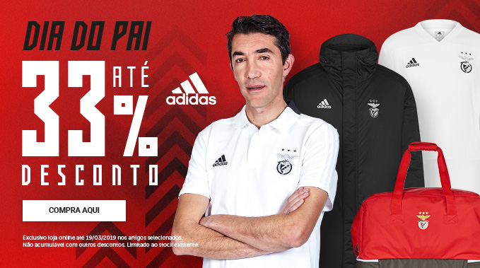Dia do Pai Descontos Adidas Benfica