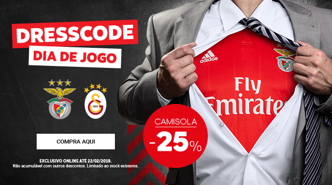 Dia de Jogo Benfica Galatasaray Camisola Adidas