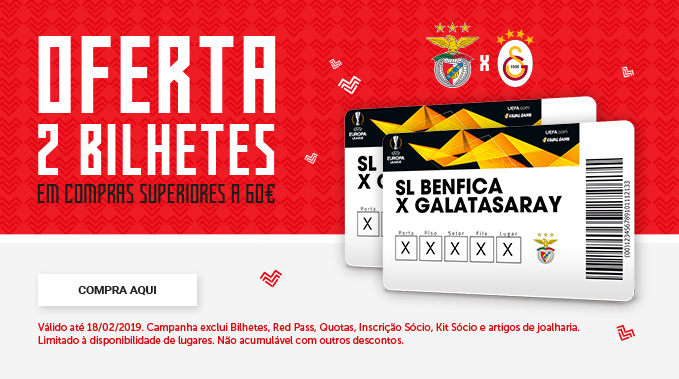 Oferta Bilhetes Benfica Galatasaray