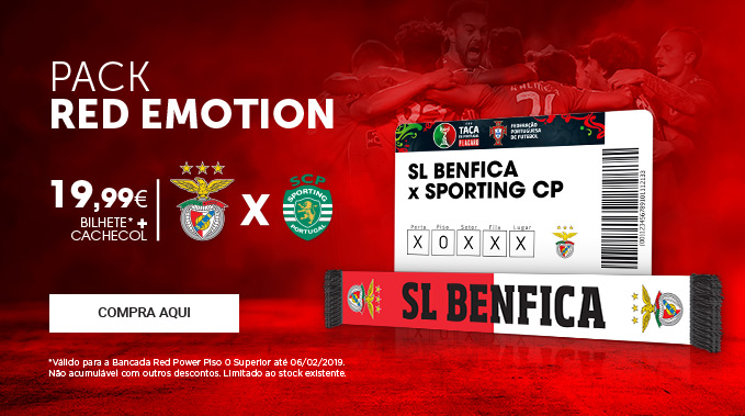 Pack Red Emotion Benfica Sporting
