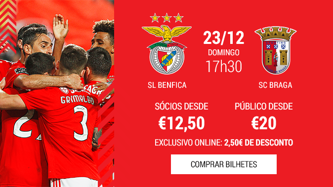 Bilhetes Liga Nos Benfica Braga