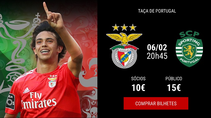 Bilhetes Taça Portugal Benfica Sporting