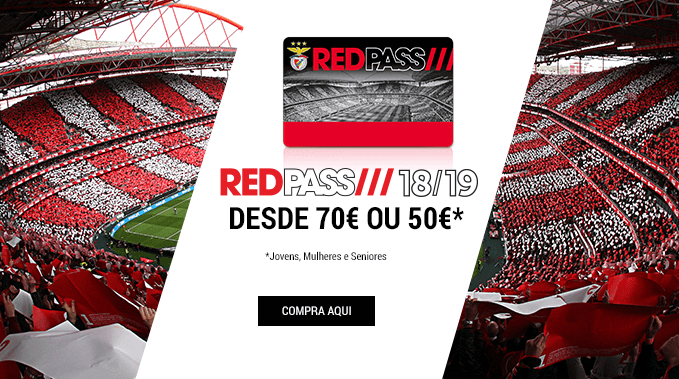 Red Pass 2018-2019 Benfica 10 Jogos