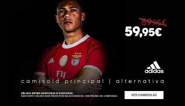 Vinicius Camisola Principal Adidas Benfica 2019-20