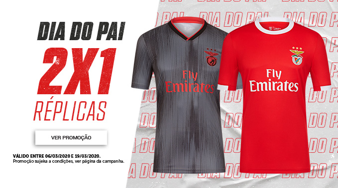Dia do Pai - 2X1 Réplicas Benfica