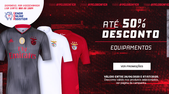 Promoções Equipamentos Benfica