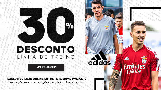 Linha Treino Adidas Benfica Desconto