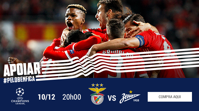 Bilhetes UCL Benfica Zenit