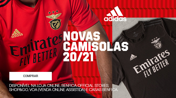 Nova Camisola adidas Benfica 20/21