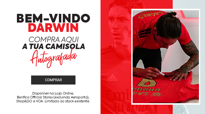 Darwin Camisola Autografada Benfica